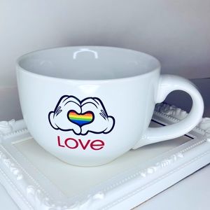 🌈 Rainbow Disney Collection Mickey GIANT Soup Mug